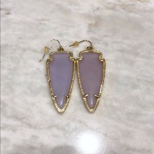 Kendra Scott Skylar lilac and gold